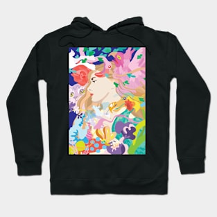 Alice in Wonder Garden Hoodie